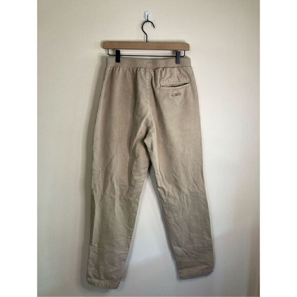 Crazy Shirt Hawai’i Original Mens Medium Jogger Pant Tan Khaki - Picture 8 of 9